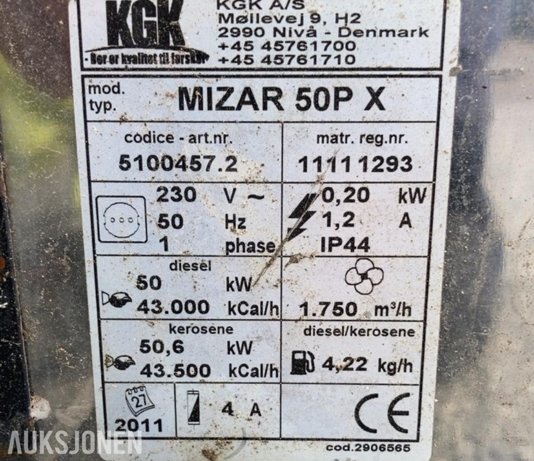 2011 Mizar 50 PX Varmekanon